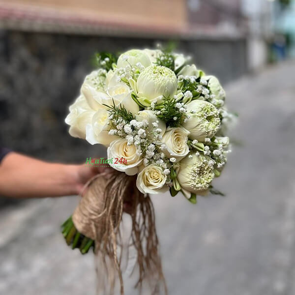 Ý nghĩa của bó hoa cưới cầm tay