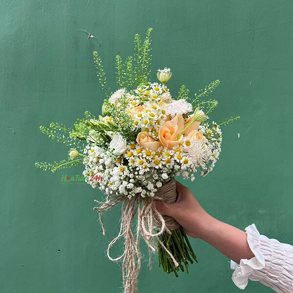 hoa cưới cầm tay