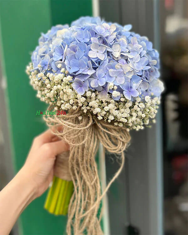 Hoa cưới cẩm tú cầu