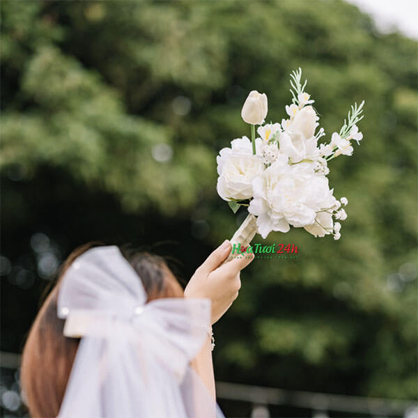Hoa cưới mẫu đơn