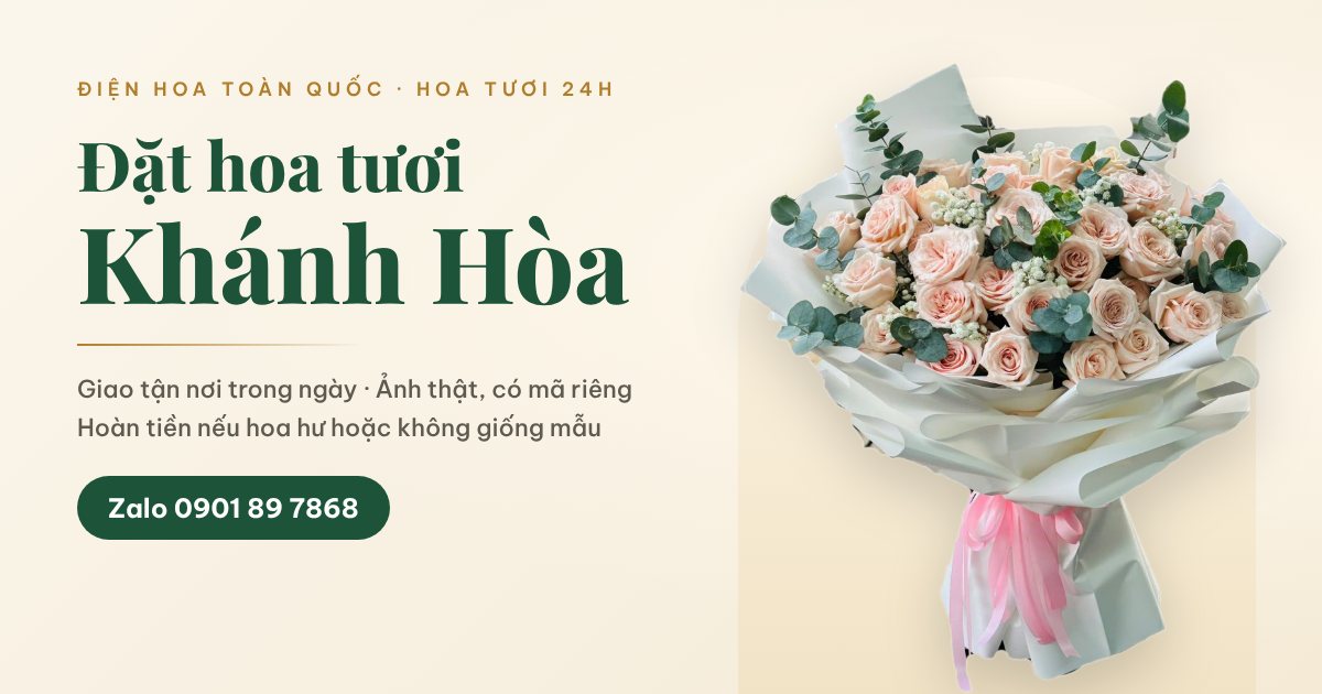 Đặt hoa tươi Khánh Hòa giao tận nơi - Hoa Tươi 24h