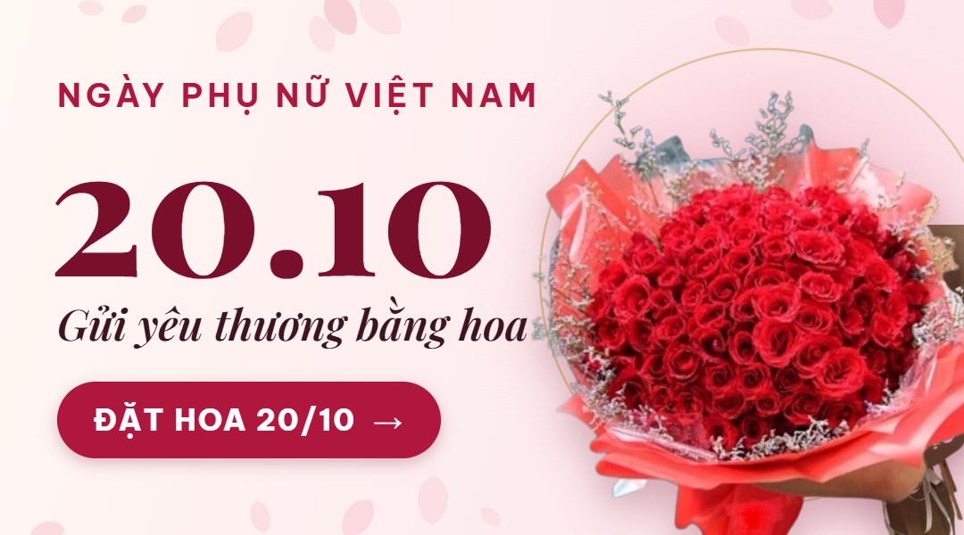 Hoa 20/10 – Ngày Phụ nữ Việt Nam, đặt hoa tại Hoa Tươi 24h