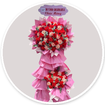 Kệ hoa chúc mừng khai trương – ảnh thật Hoa Tươi 24h